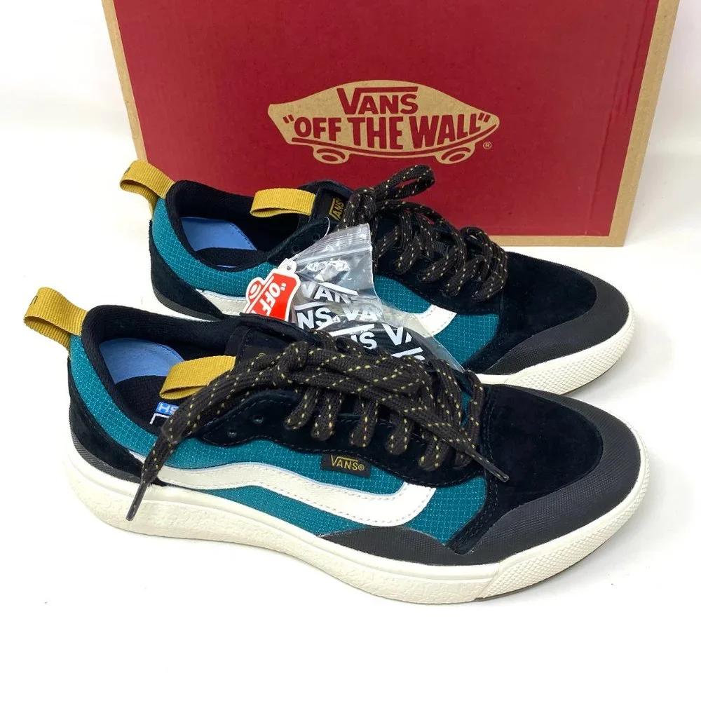 Vans Ultrarange Exo Se Blue Black Suede Shoes Women's Size Canvas VN0A4UWM4Y1 - Picture 7 of 11